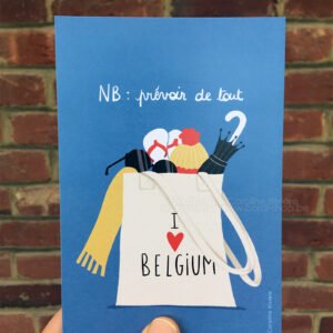 Carte postale - NB: Prévoir de tout