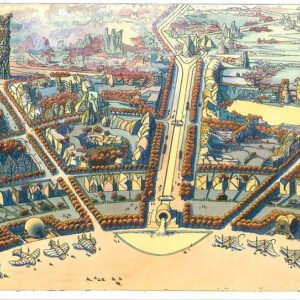 Carte postale - Panorama La Saline Royale d'Arc-et-Senans