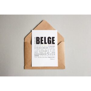 Carte postale - Parler belge