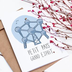 Carte postale - Petit pays. Grand esprit.