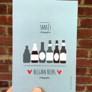 Carte postale - Santé! Belgian Beers