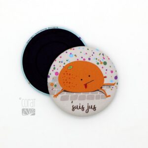 Magnet - Petite orange de carnaval.