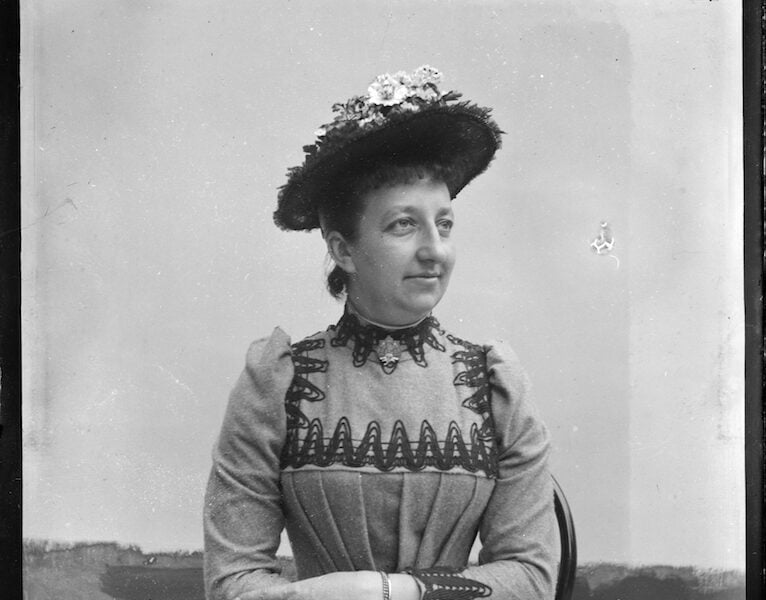 photographie-plaque de verre de Léonie Lafontaine