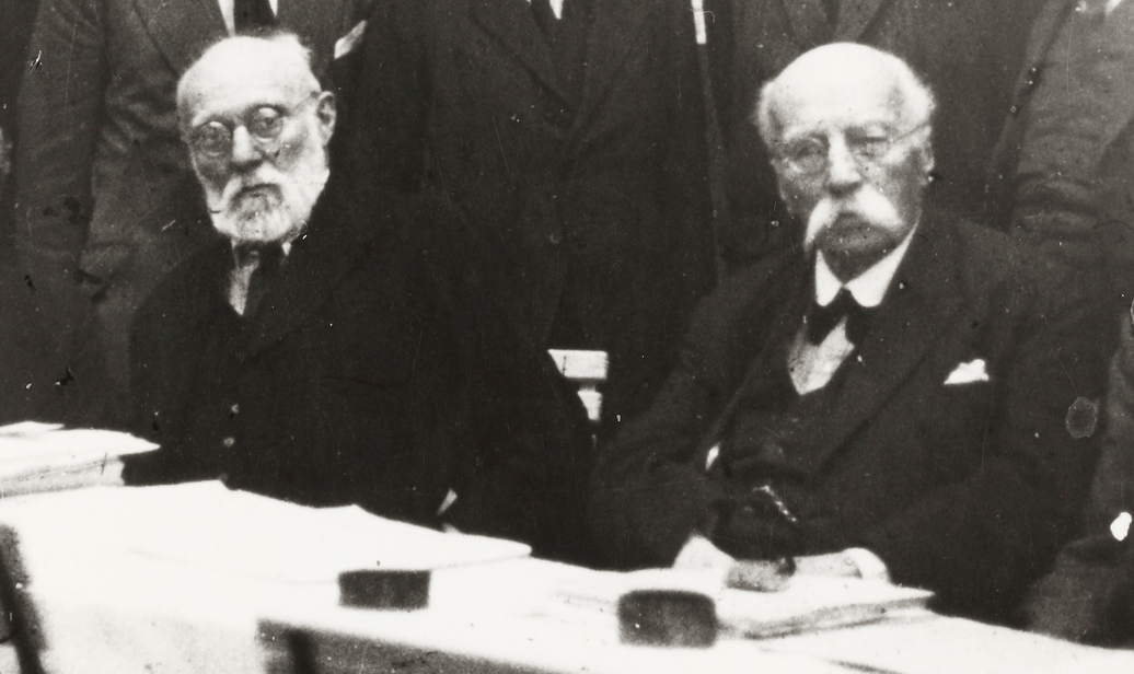 Photos de Paul Otlet et Henri La Fontaine