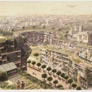 Carte postale - La Cité potagère