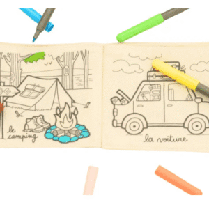 Carnet de coloriage lavable - Vacances