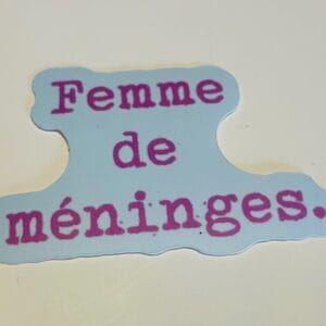 Sticker - Femme de méninges
