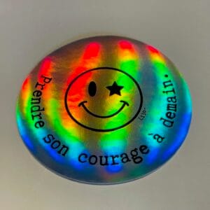 Sticker - Prendre son courage à demain