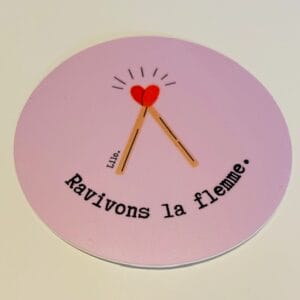 Sticker - Ravivons la flemme