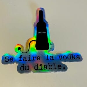 Sticker - Se faire la vodka du diable