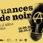 Affiche nuances de noir histoires et idéees anarchistes