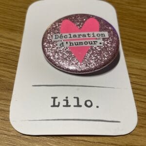 Badge - Déclaration d'humour