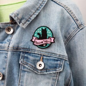 Broche - Feminist witch