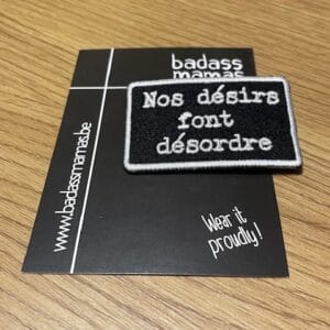 Broche - Nos désirs font désordre