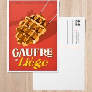 Carte postale - Gaufre de Liège