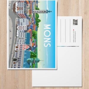 Carte postale - Mons panorama