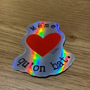 Sticker - Même qu'on bat