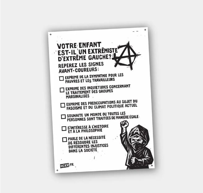 Votre enfant est-il un extrémiste d'extrême gauche?